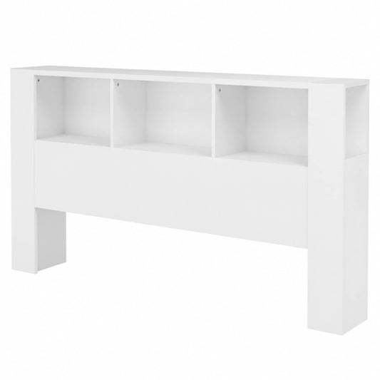 Lit, avec rangement, 180 x 18,5 x 104,5 cm, coloris blanc, pour la chambre