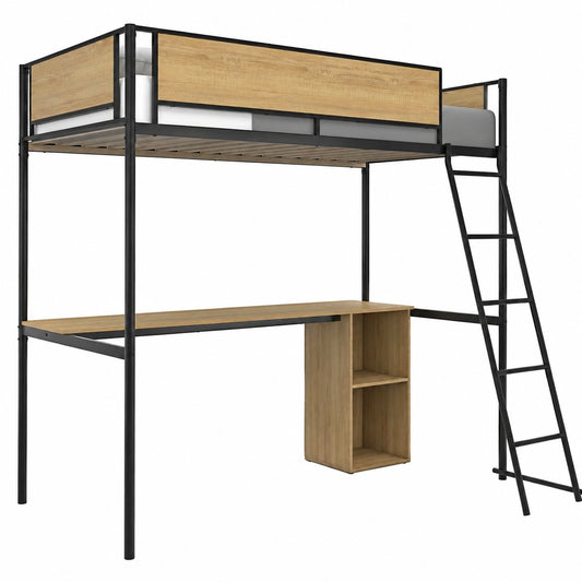 Lit gain de place, avec rangement, 90 x 190 cm, pour la chambre