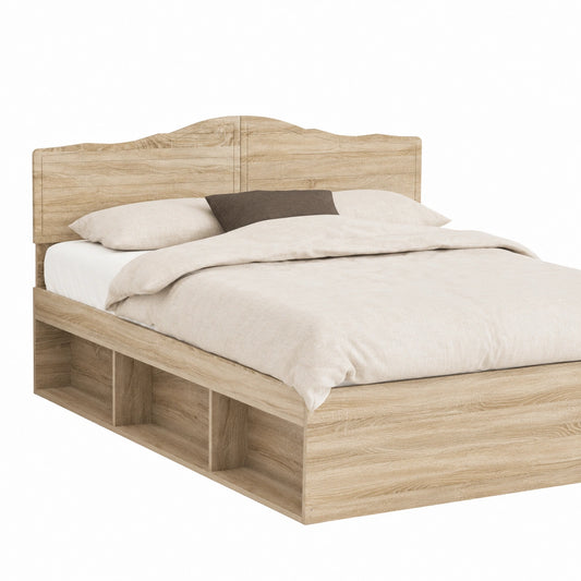 Lit, en chêne, pour la chambre